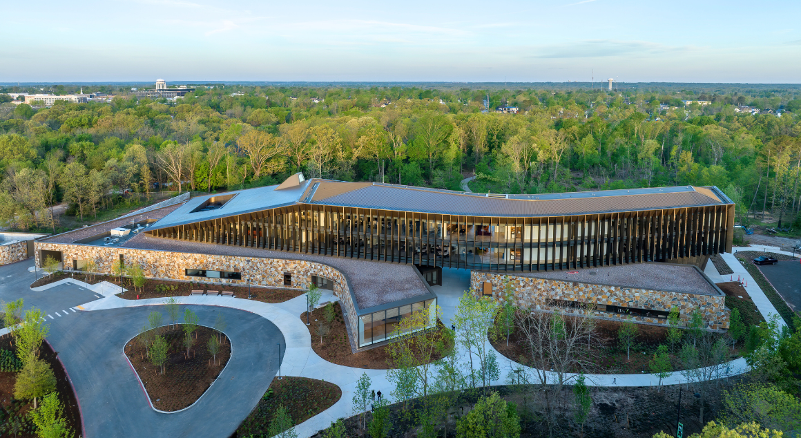 Exterior image of the new Heartland Whole Health Institute building
